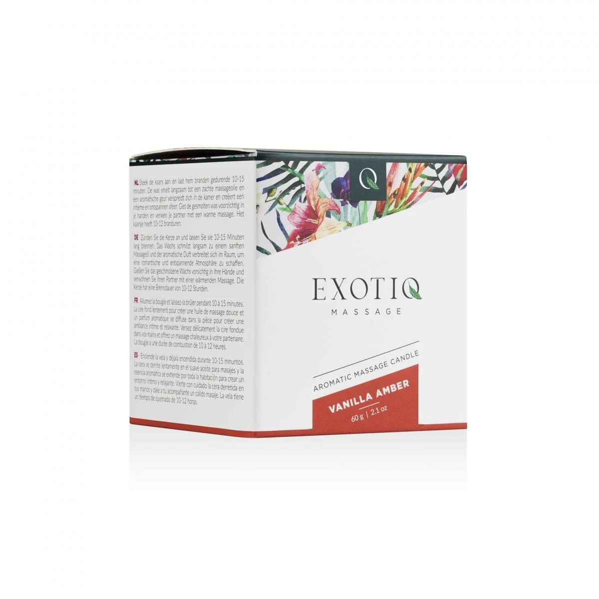 Exotiq massagekaars vanille amber, luxe massagekaars voor ontspannende massage