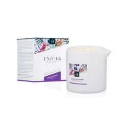 Exotiq Massagekaars Violet Rose 60g met rozengeur