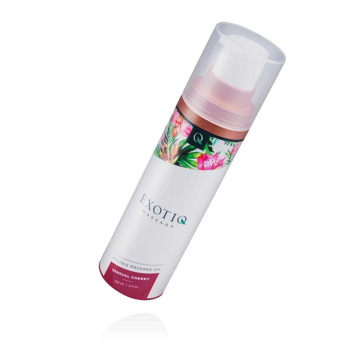 Exotiq Sensual Cherry massageolie in fles met pompje