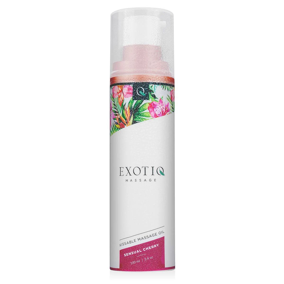 Exotiq massageolie met kersengeur, zacht en verzorgend