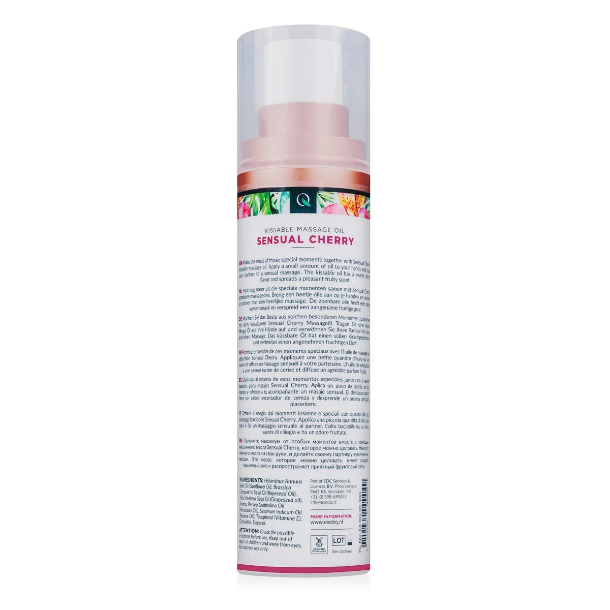 Exotiq Massageolie Sensual Cherry unisex massageolie 100 ml