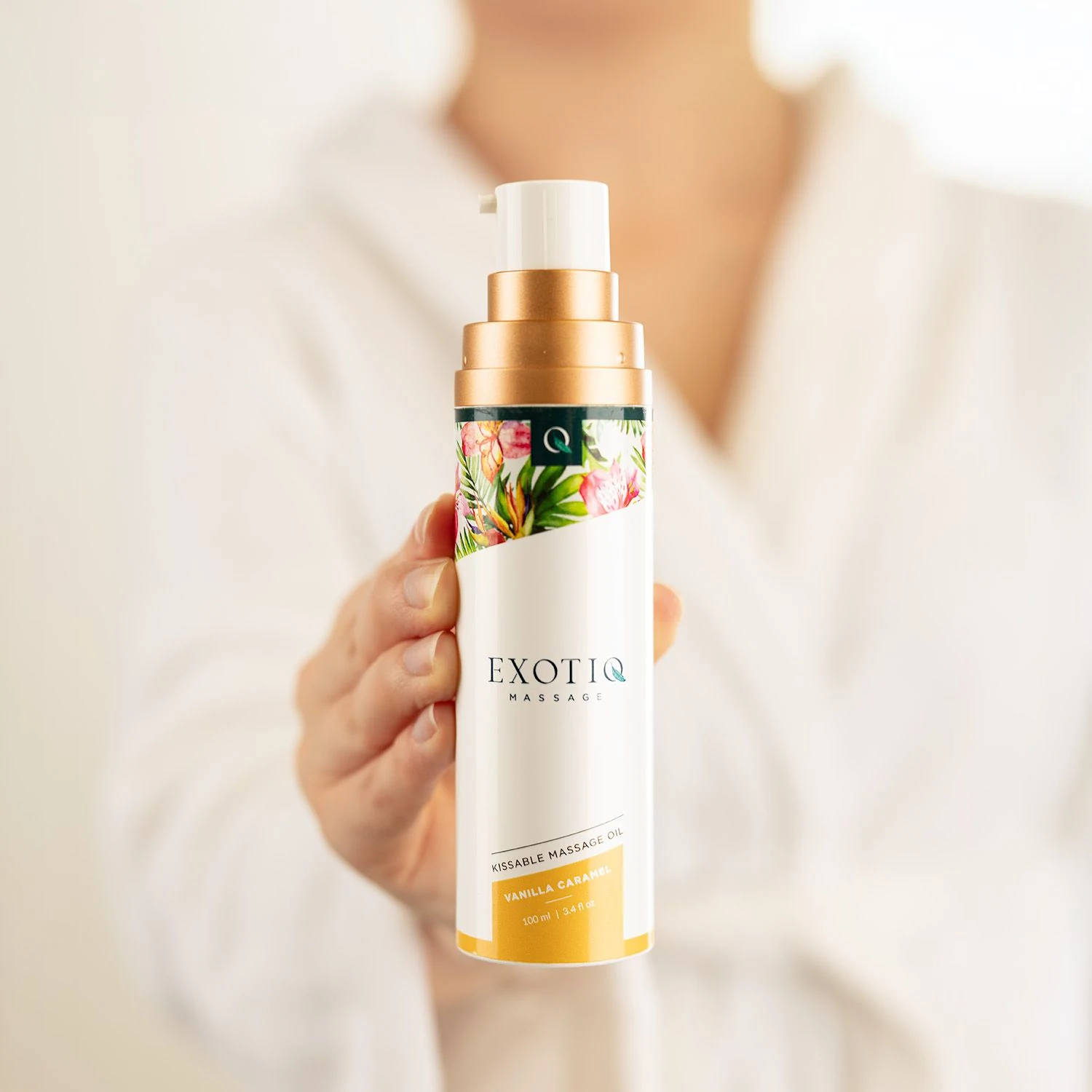 Exotiq Massageolie Vanilla Caramel met vitamine E
