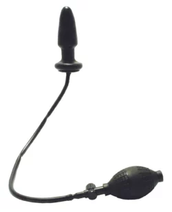Fanny Hill's opblaasbare anaal vibrator zwart met kabelafstandsbediening