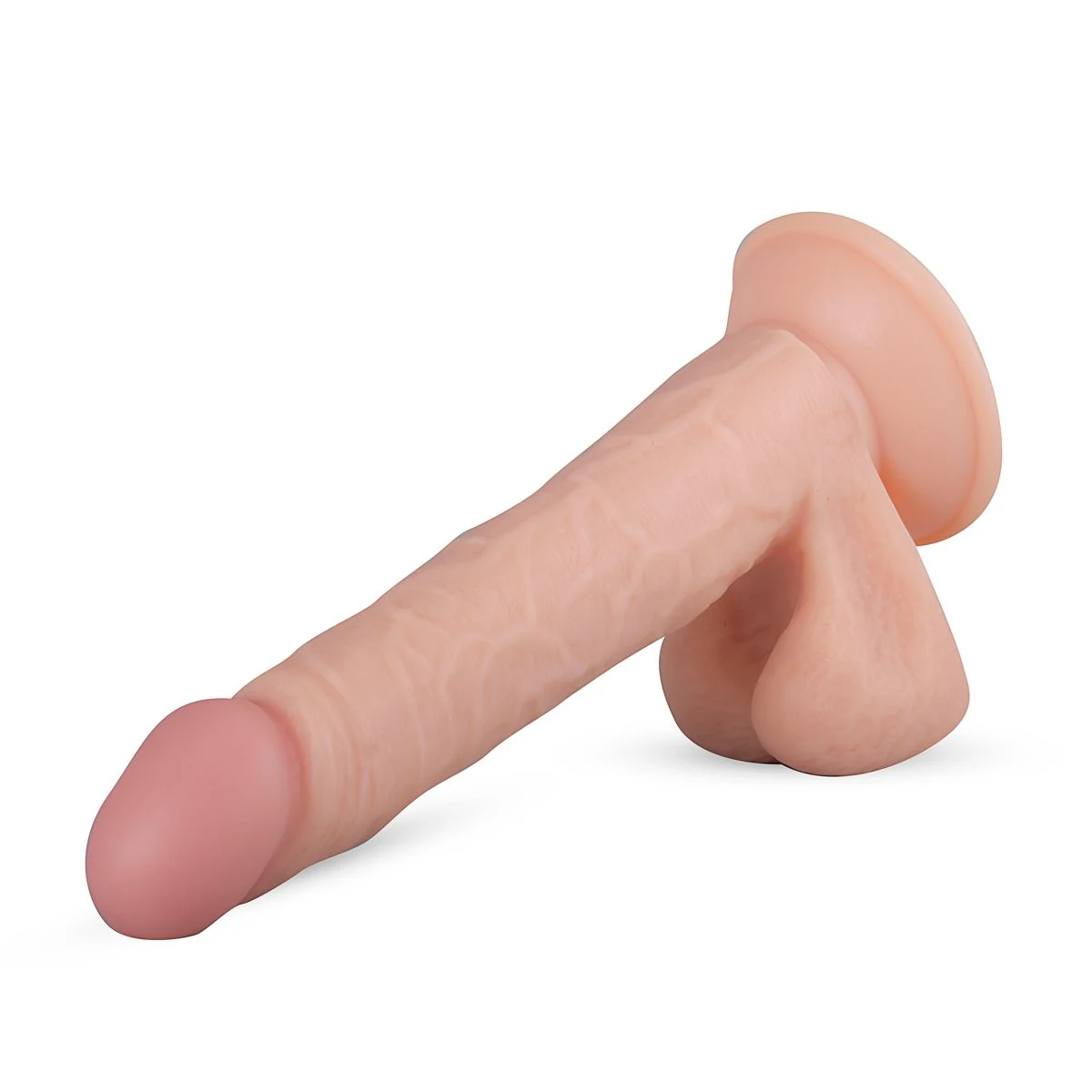 Felix dildo 22 cm met realistisch design, flexibel PVC materiaal en sterke zuignap
