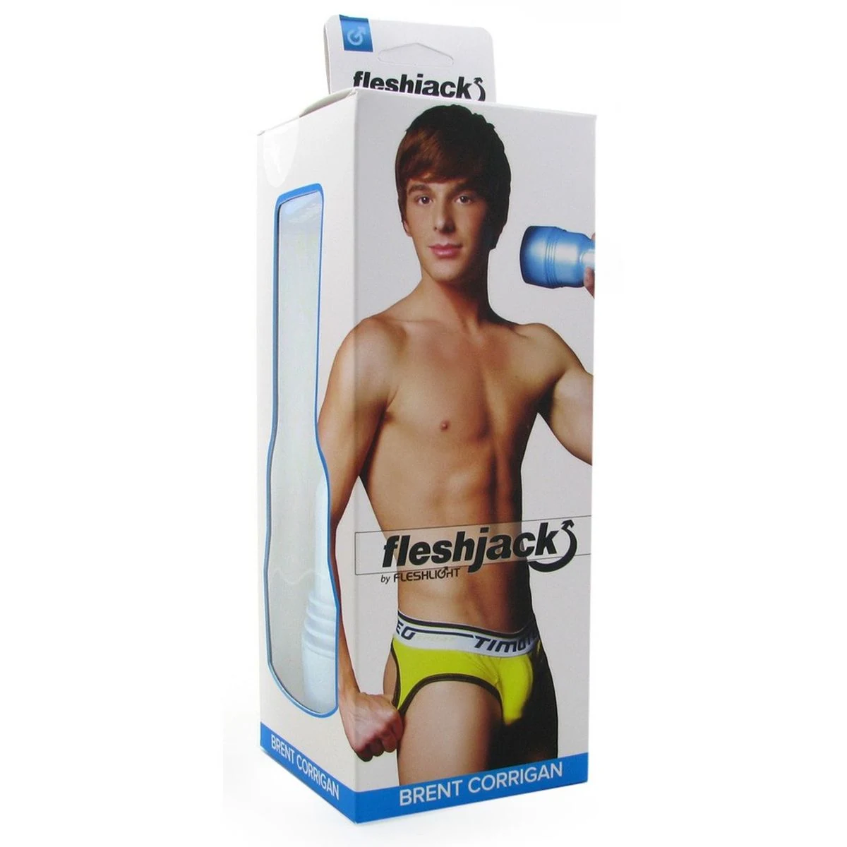 Fleshjack Boys Brent Corrigan Bliss masturbator met discrete look