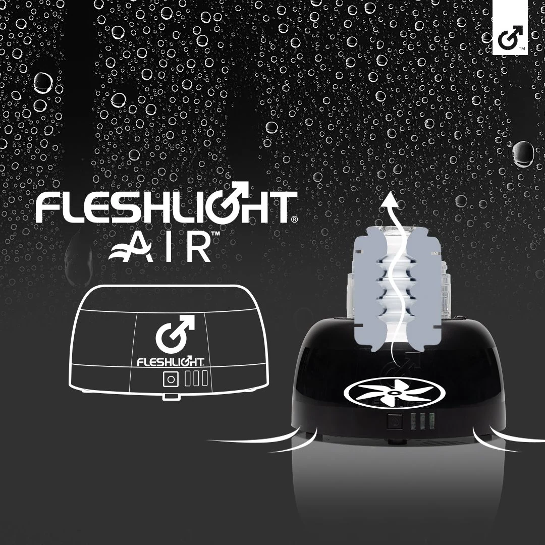 Fleshlight AIR inclusief 3 ringadapters voor Quickshot, Flight en GO