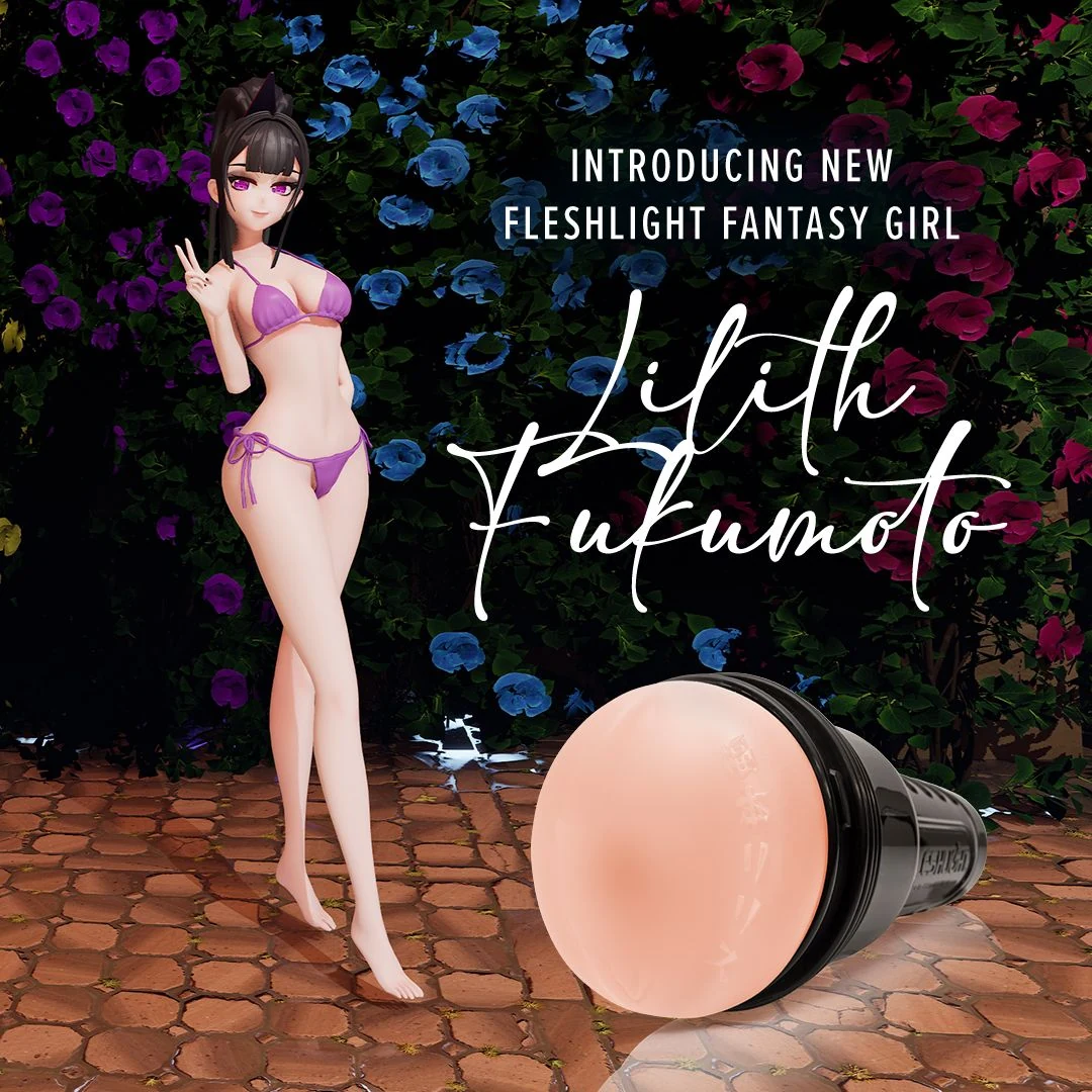 Beige Fleshlight Lilith Fukumoto Shokushu met unieke Shokushu-textuur