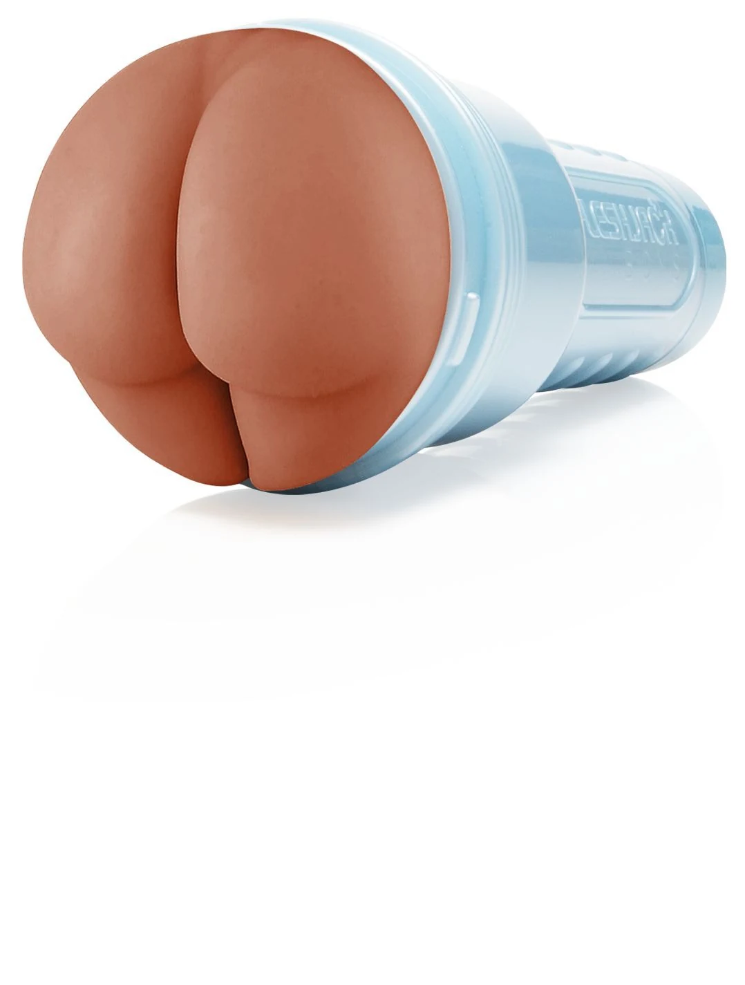 Fleshlight Fleshjack Fantasy Power Bottom Boy met discrete parelmoerkleurige behuizing