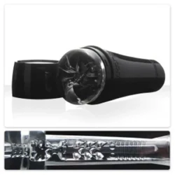 Fleshlight Flight Pilot zwarte masturbator met realistische sleeve, ribbels en noppen