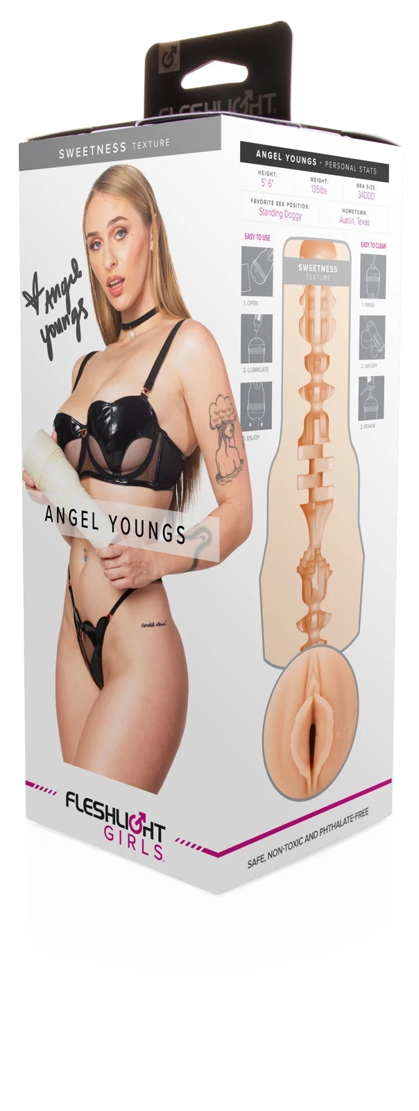Fleshlight Girls Angel Youngs Sweetness SKU 120789-Beige