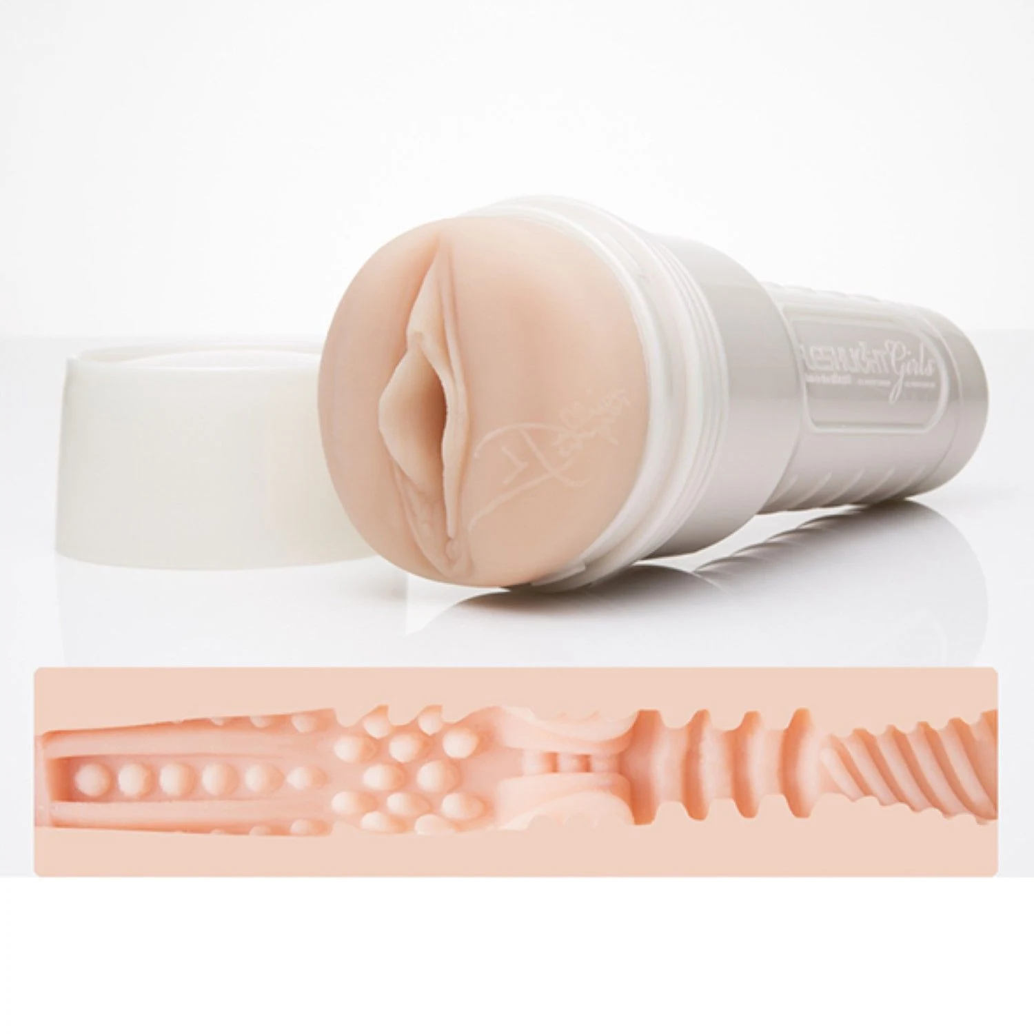 Beige Fleshlight Girls Dillion Harper Crush voor hem
