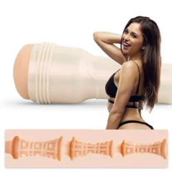 Fleshlight Riley Reid Euphoria masturbator met beige sleeve en discrete behuizing