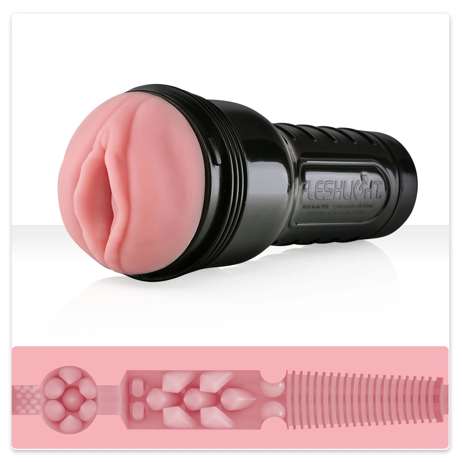 Fleshlight Pink Lady Destroya met Real Feel superskin sleeve