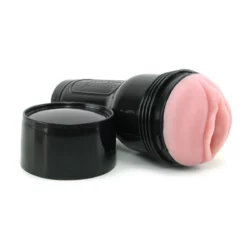 Fleshlight Pink Lady Original met discrete zwarte behuizing en beige sleeve