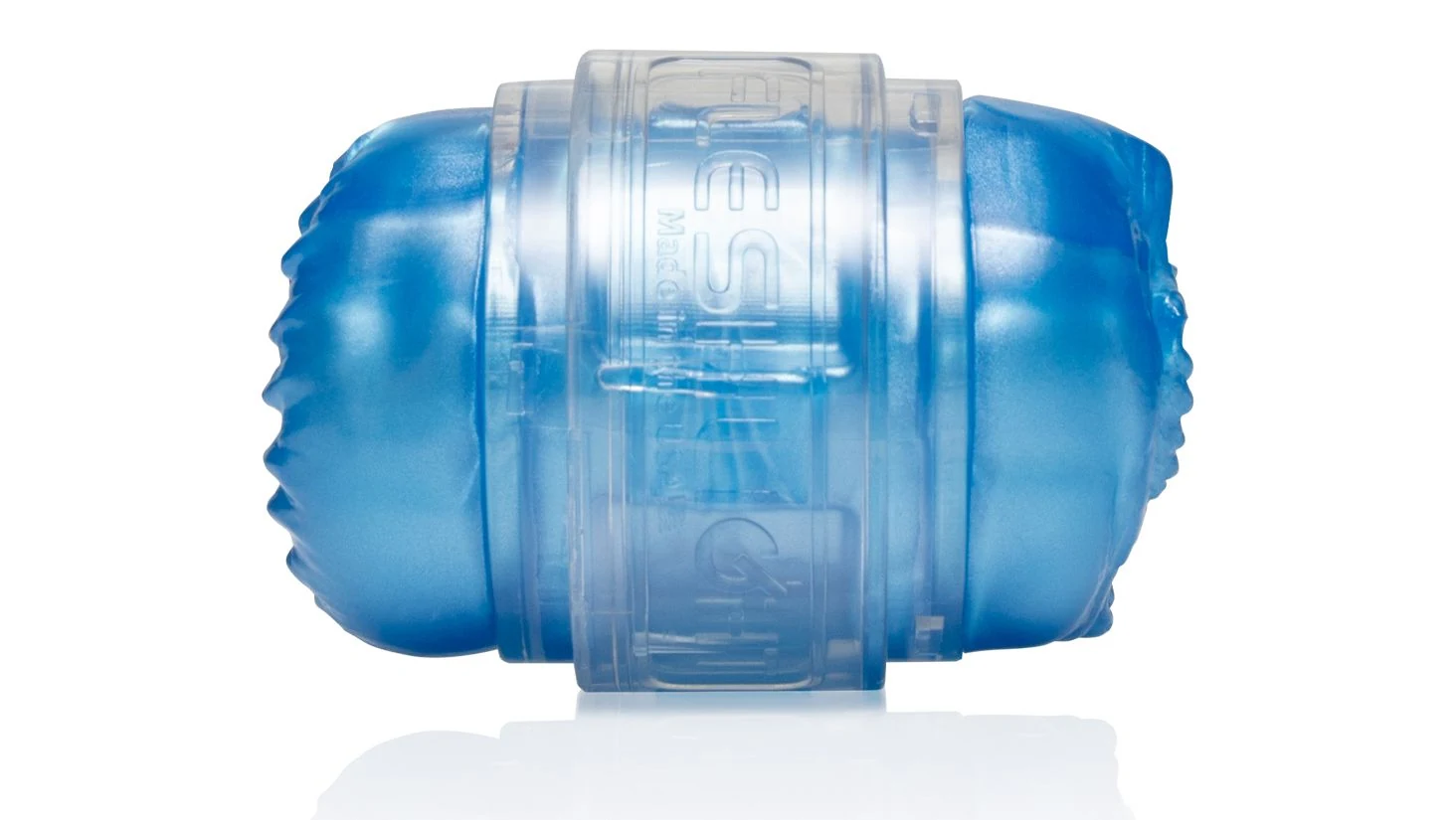 Fleshlight Quickshot Alien blauw met ribbels en noppen