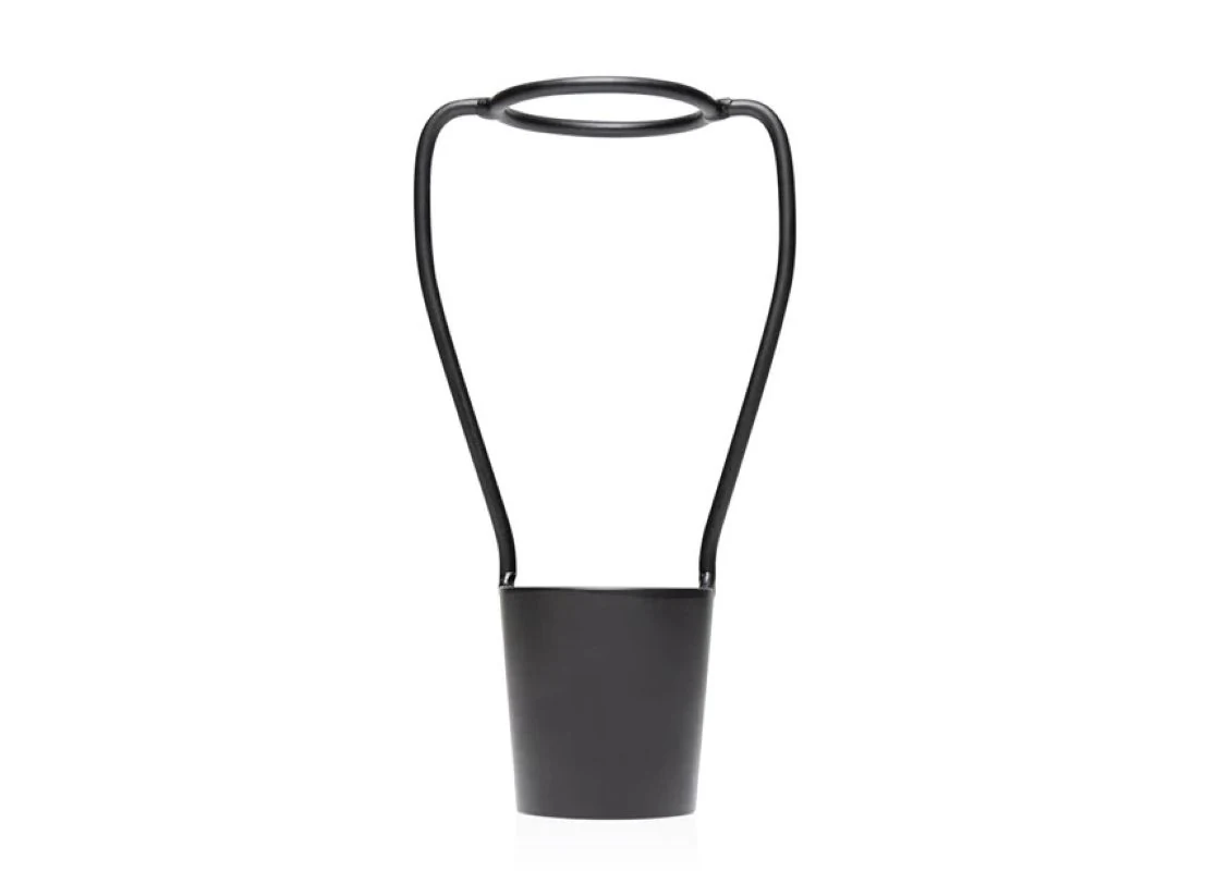 Fleshlight Stand Dry zwarte droogstandaard van gecoat aluminium