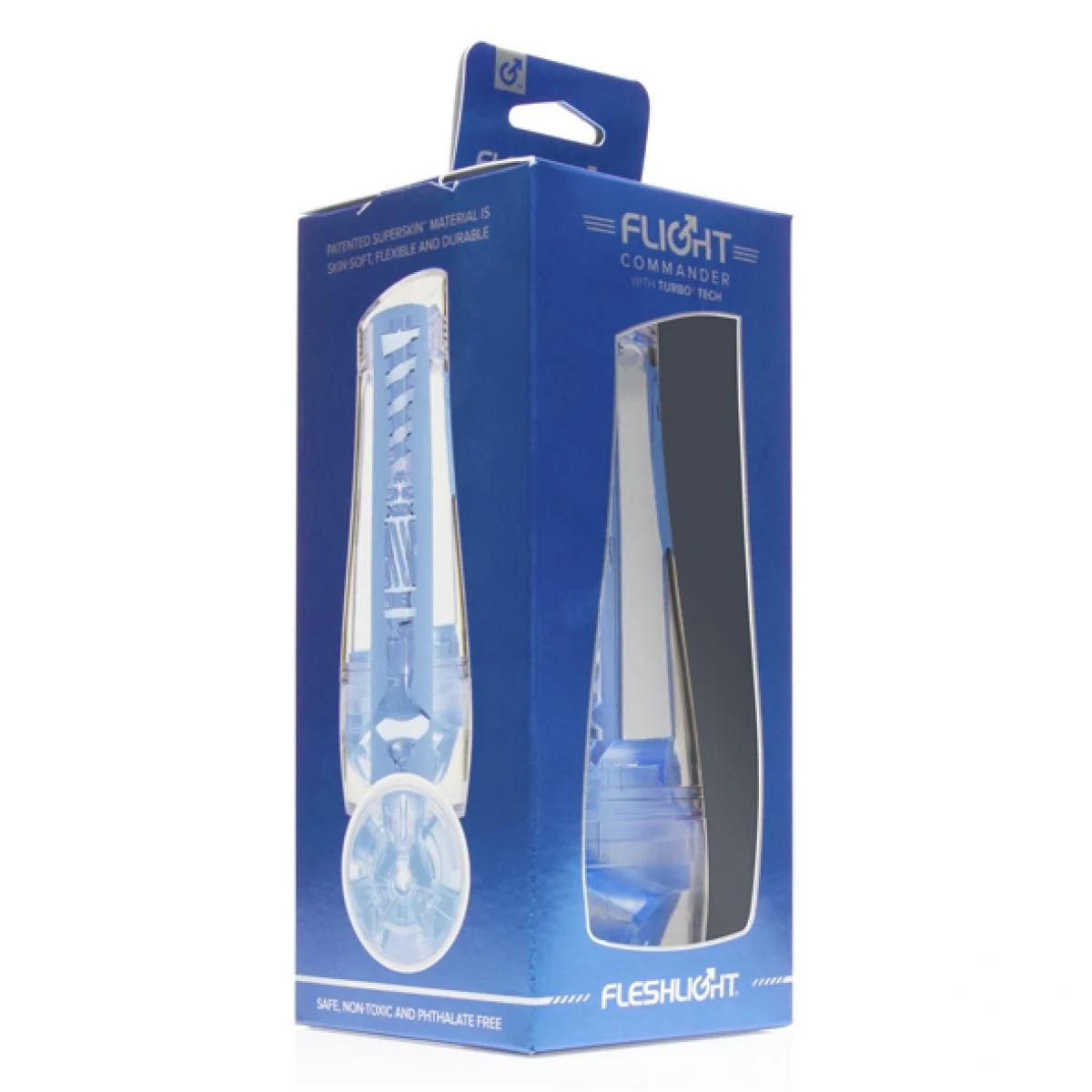 Fleshlight The Flight Commander 205 mm masturbator voor gebruik met glijmiddel op waterbasis