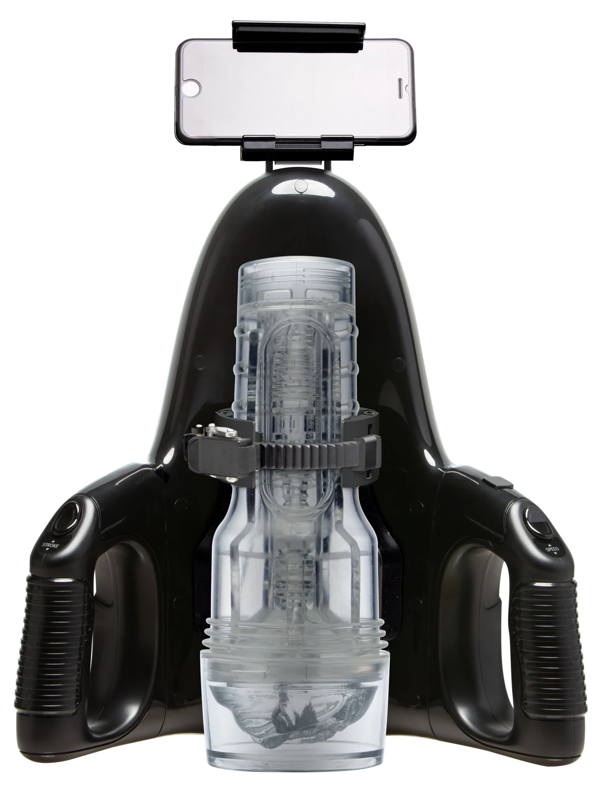 Fleshlight Universal Launch Stroking Simulator zwart van kunststof