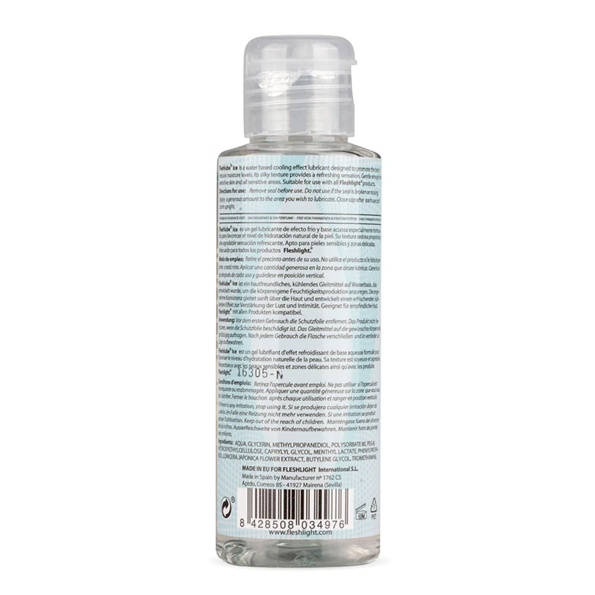 Fleshlube Cooling Ice Lubricant 100 ml transparant unisex glijmiddel