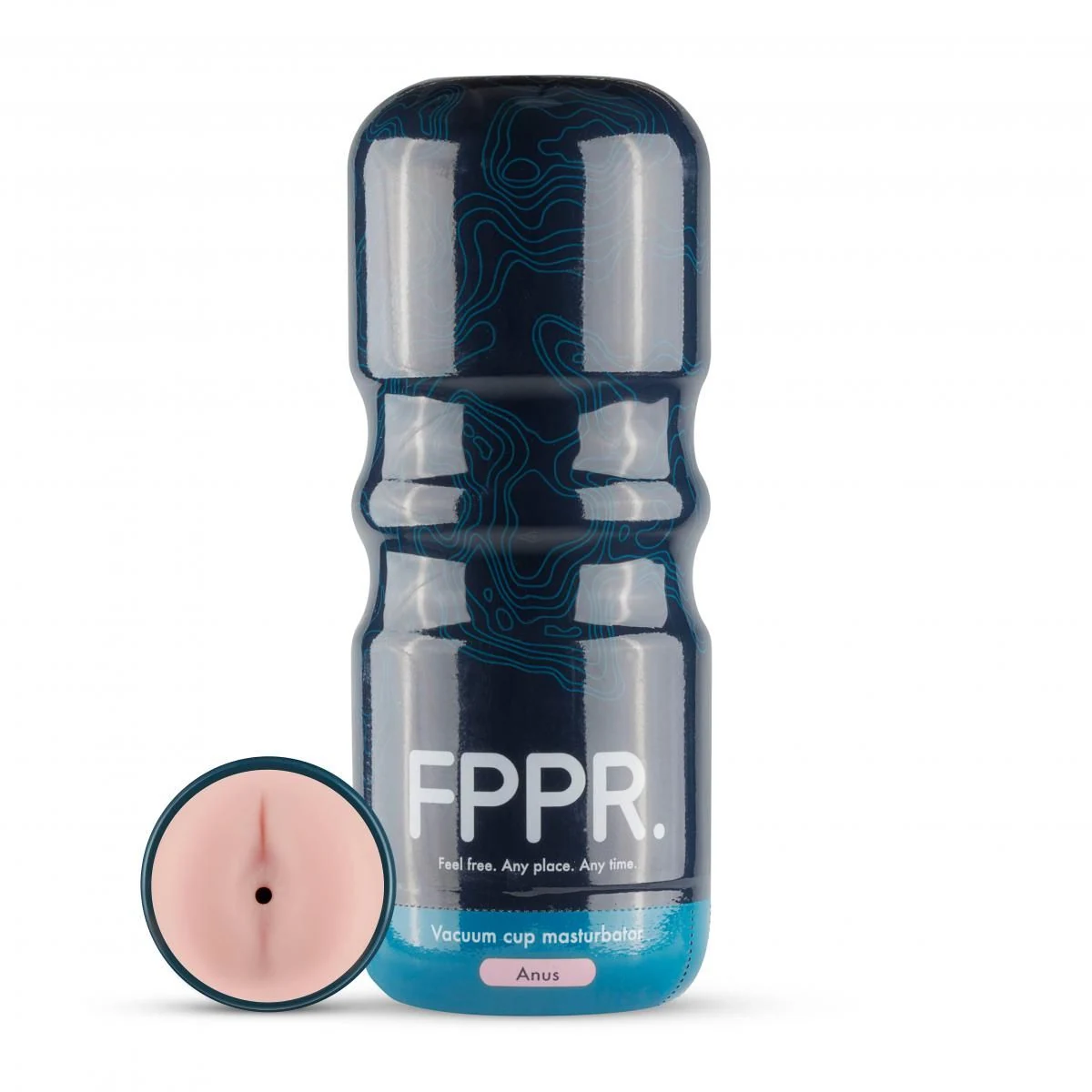 FPPR003 anus masturbator roze van ABS, rubber, TPE-S en TPE