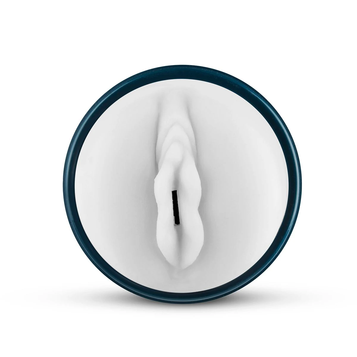 Vagina masturbator wit met noppen en ribbels aan de binnenkant