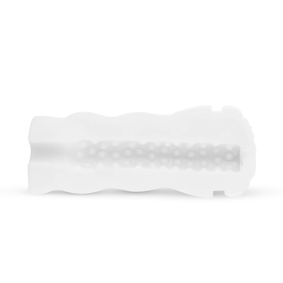 Zachte en flexibele FPPR. vagina masturbator in wit
