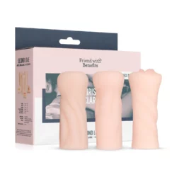 Friend With Benefits set van 3 masturbators in beige