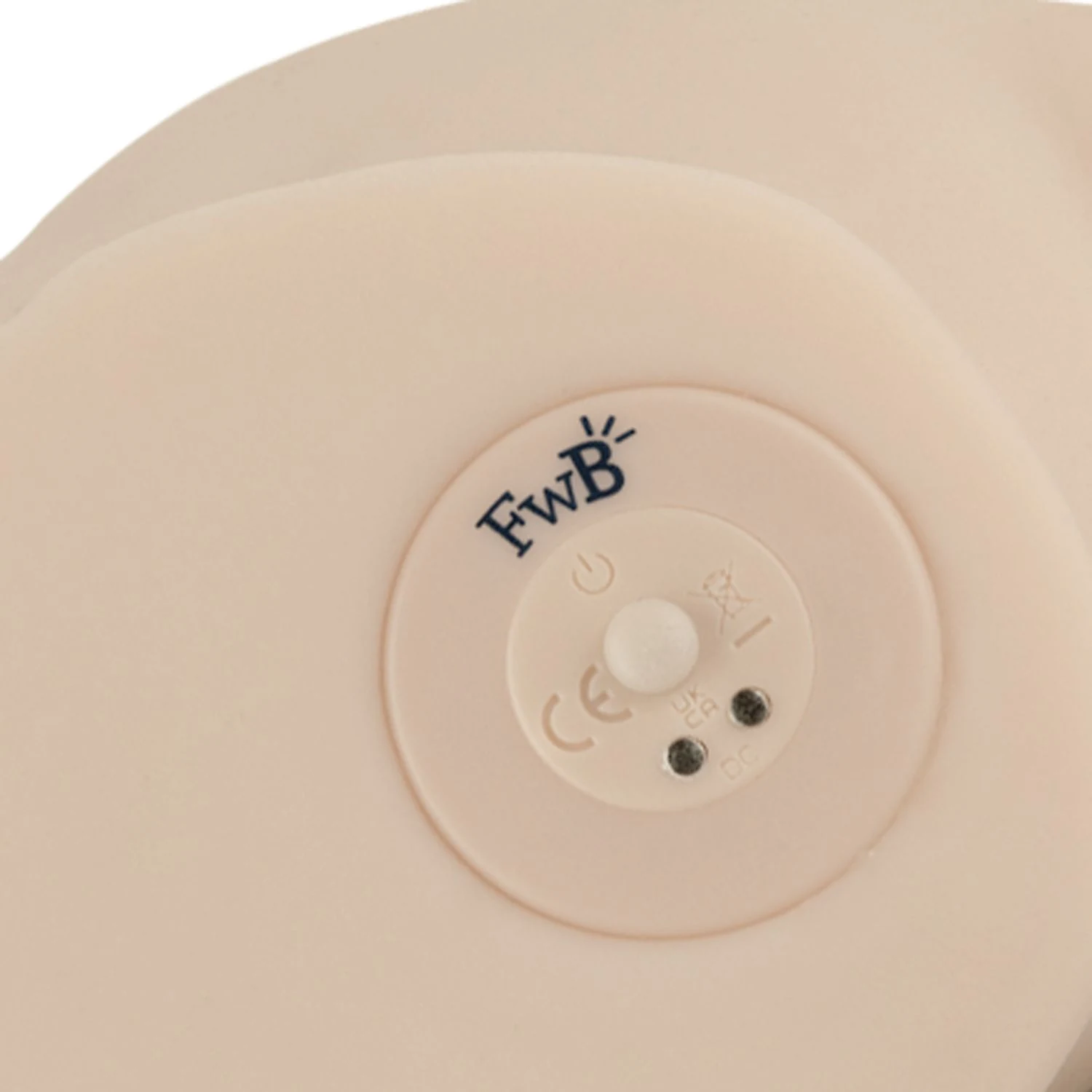 Beige masturbator met interne ribbels en noppen voor penis stimulatie