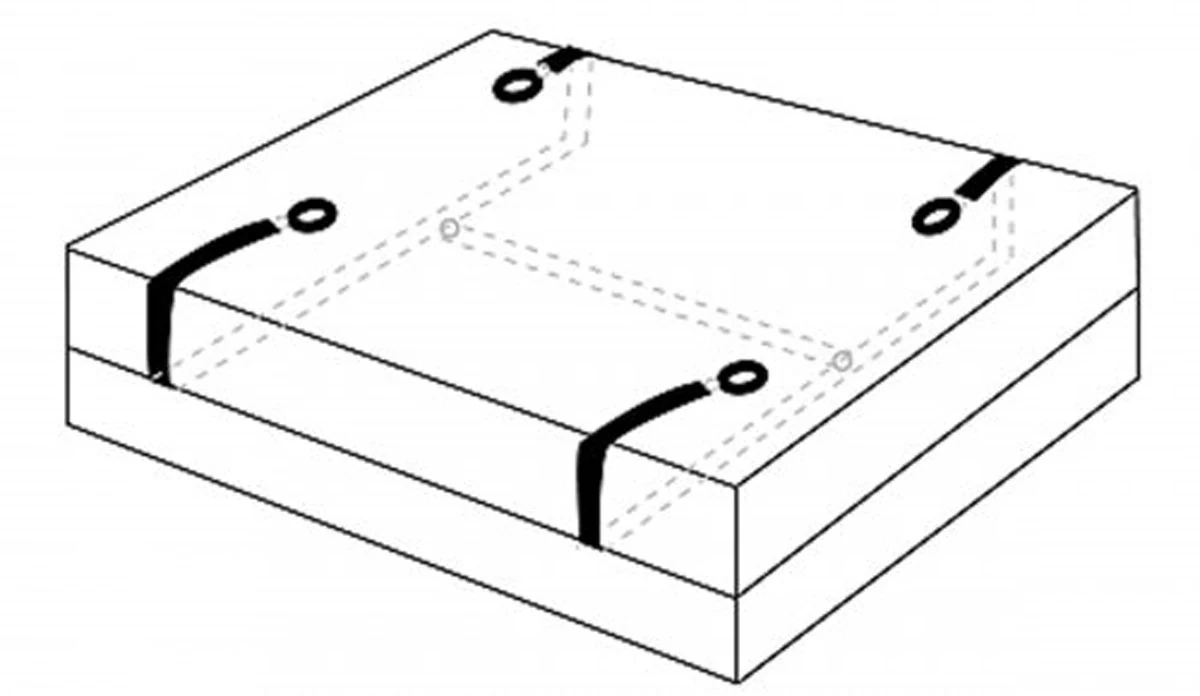 Zwarte Frisky bed bondage set van polyester voor unisex beginners