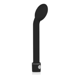 G-spot vibrator zwart van EasyToys met gebogen tip voor gerichte G-spot stimulatie
