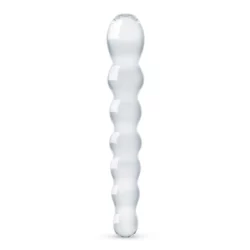 Gildo glazen dildo No. 19 van 20 cm met bolvormige schacht