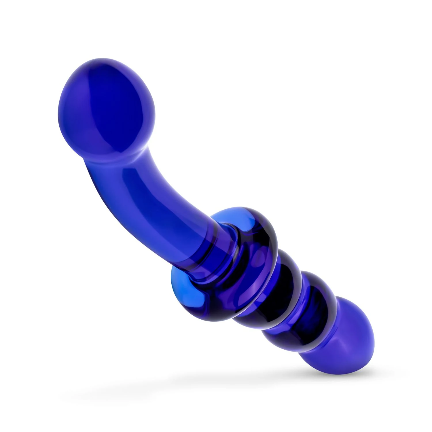 Dubbele glazen G-spot en prostaat dildo van Gildo, lengte 200 mm