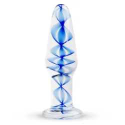 Gildo glazen buttplug No. 23 van transparant glas, 10,5 cm