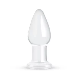 Gildo glazen buttplug No. 24 van transparant glas, lengte 9,4 cm