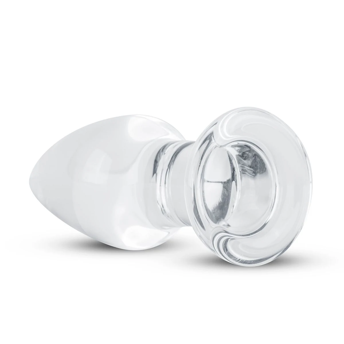Transparante glazen buttplug Gildo No. 24, unisex anaaltoy van glas