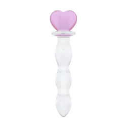 Gildo No. 35 glazen dildo hartvorm roze 18,8 cm