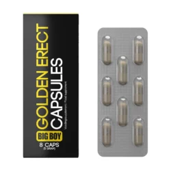 Golden Erectie Pillen van Big Boy, verpakking met 8 stuks