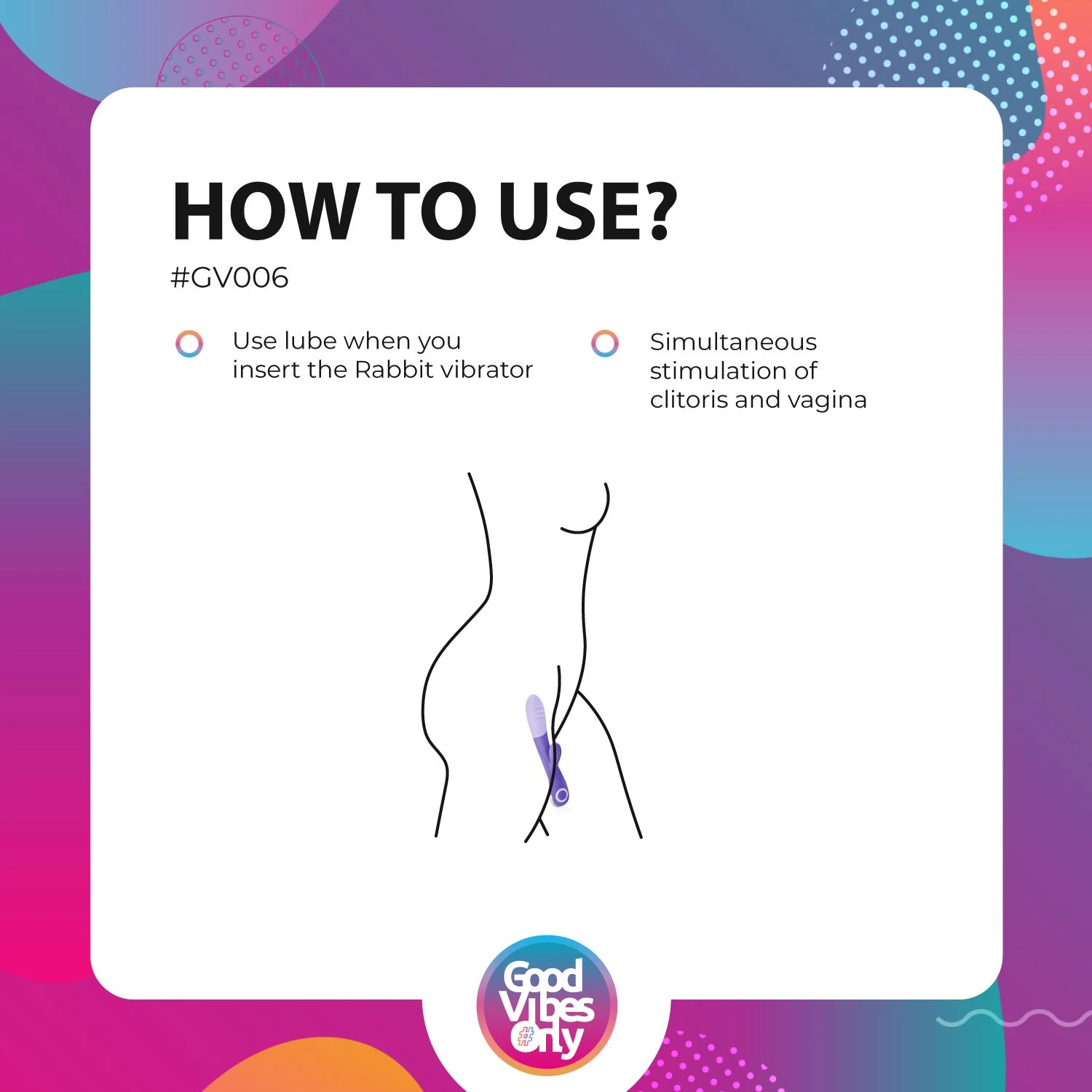 Fane Rabbit Vibrator met stimulatie voor vagina, G-spot en clitoris