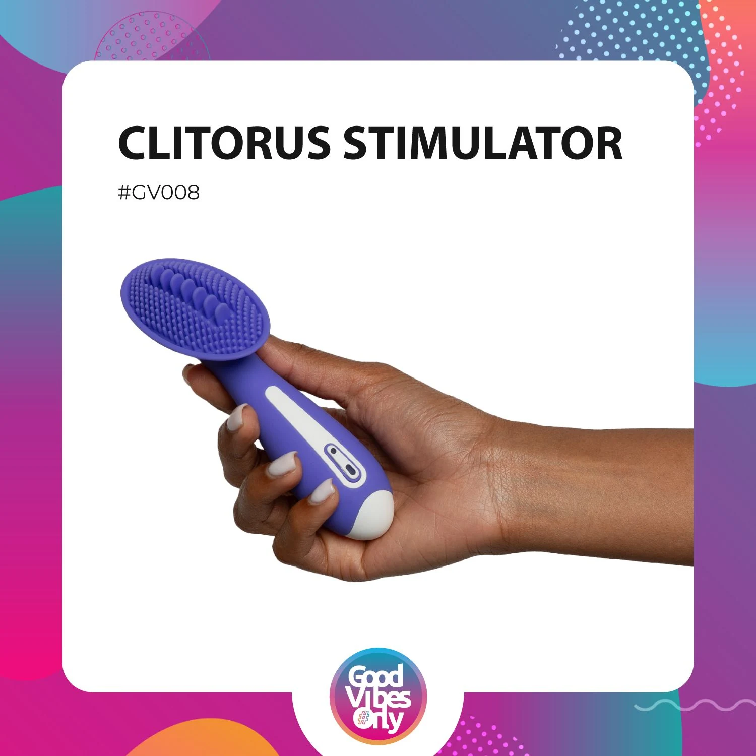 Good Vibes Only Nara stimulator voor clitorisstimulatie met pushbutton bediening