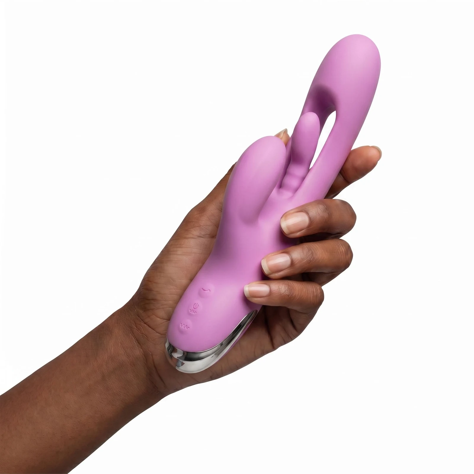 Paarse G-spot vibrator met 4 motoren en variabele vibratiestanden