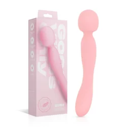 Good Vibes Only Simi dubbelzijdige wand vibrator in roze siliconen
