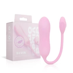 Good Vibes Only Siva Vibrating Egg in roze soft silicone