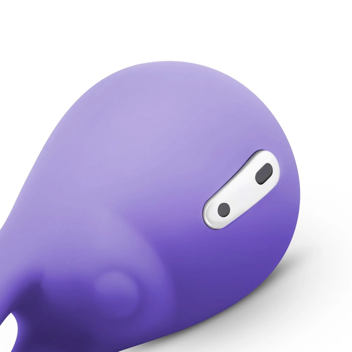 Paarse siliconen vibrator Tedy voor clitorisstimulatie