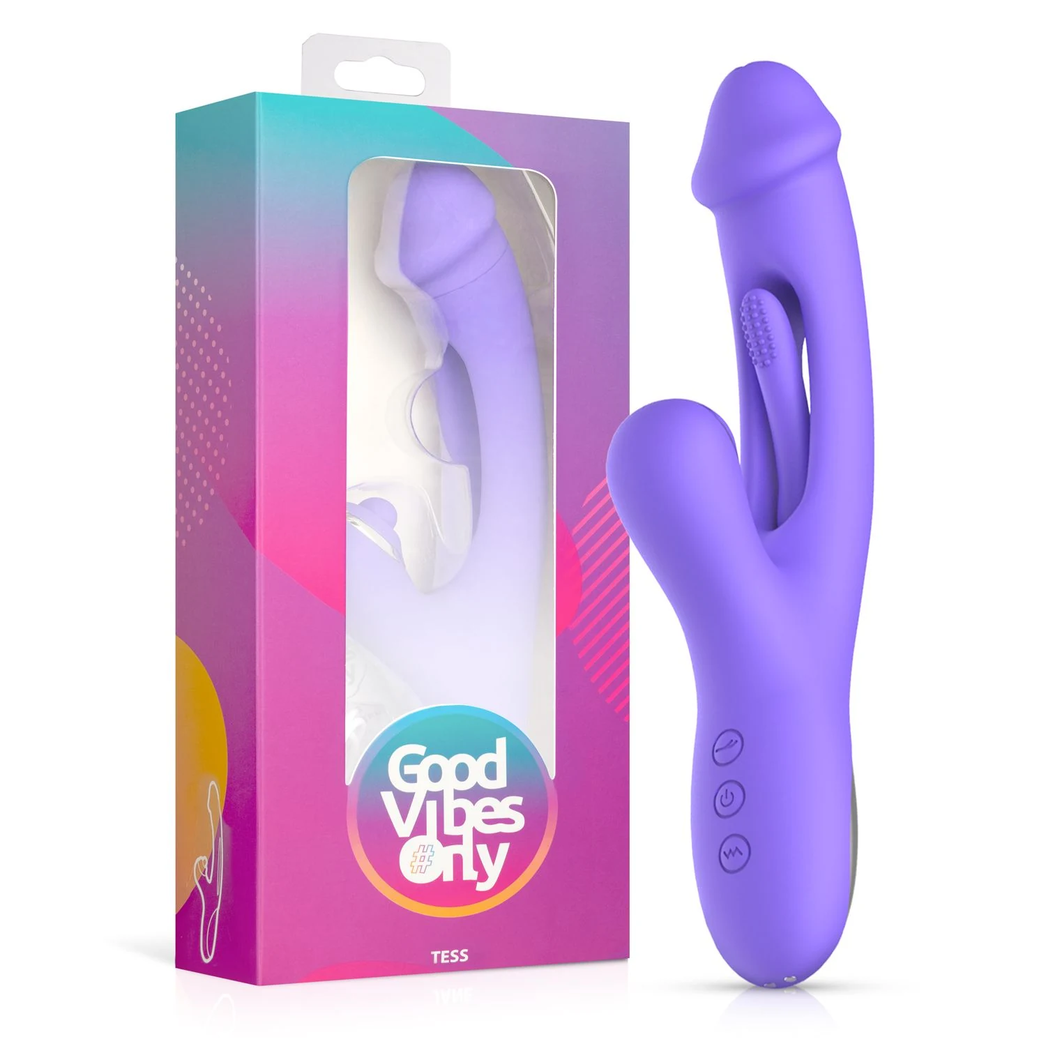 Good Vibes Only Tess Rabbit Vibrator met G-spot en clitorisstimulatie