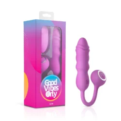 Good Vibes Only Thrusting Bullet Remote roze met draadloze afstandsbediening