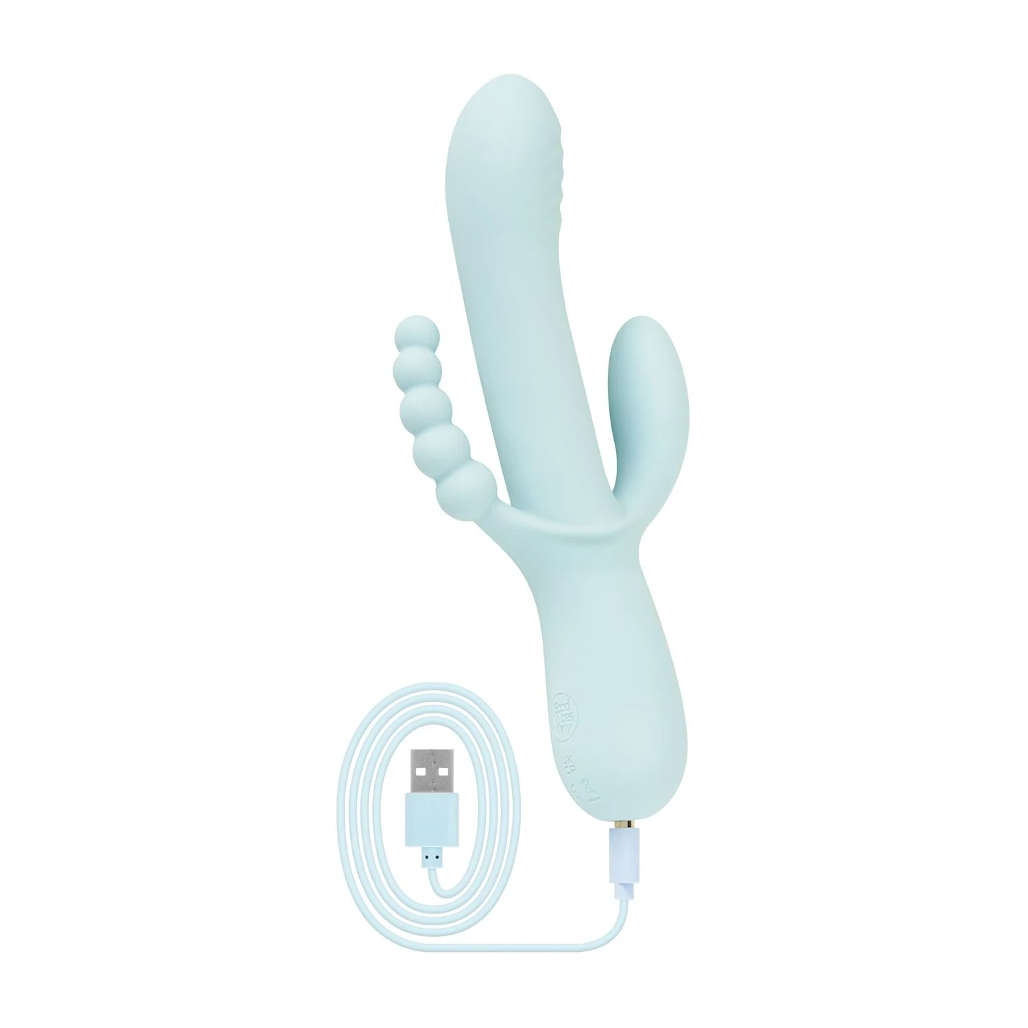 Good Vibes Only Triple Stimulation Vibe 222 mm lang blauw
