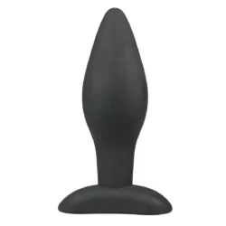 Grote zwarte siliconen buttplug van Easytoys Anal Collection