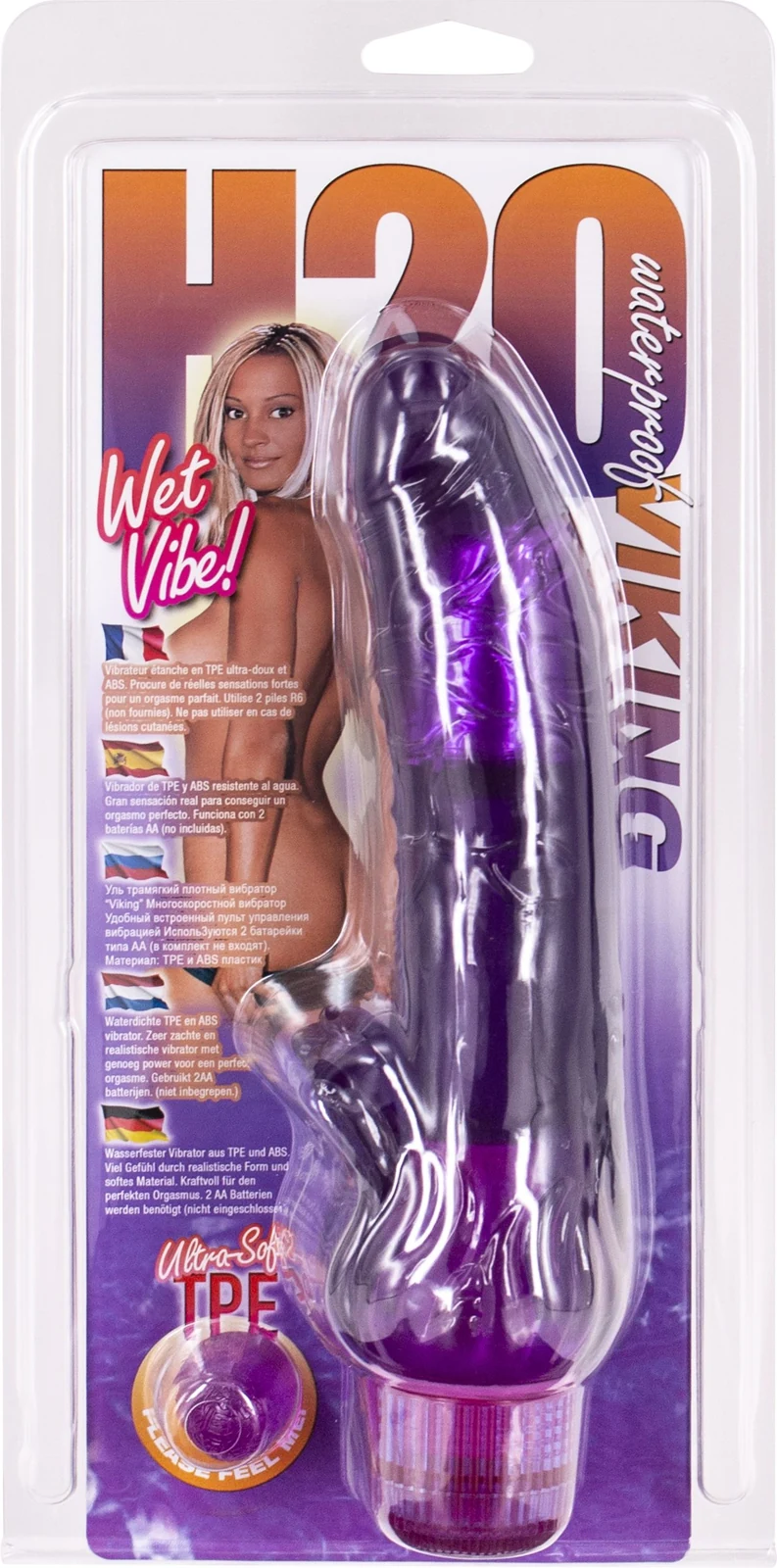 H2O Viking Waterproof Vibrator waterproof voor bad of douche