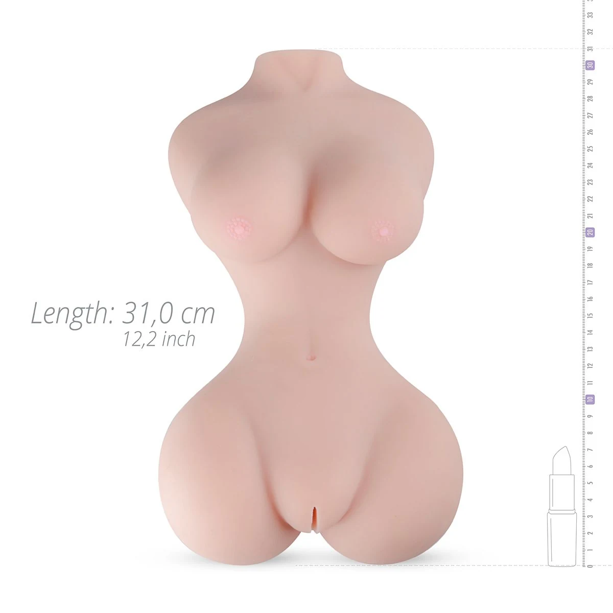 Heather Owens Mega Masturbator, 365 mm lang en 200 mm breed