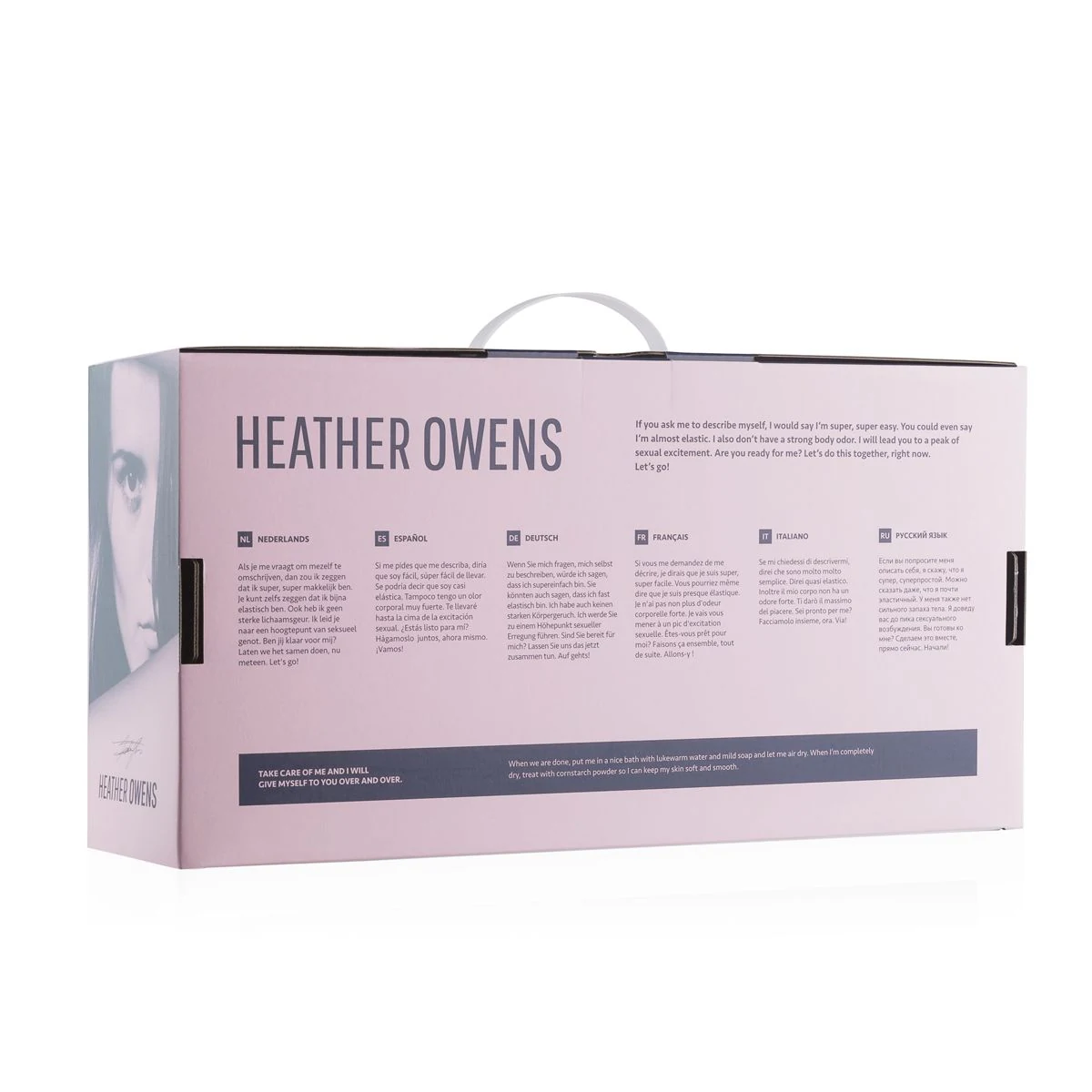 Waterproof Heather Owens Mega Masturbator geschikt voor glijmiddel op waterbasis